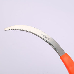 Manche en plastique et bois faux <span class=keywords><strong>blé</strong></span> agriculture <span class=keywords><strong>outil</strong></span> agricole scie faucille dentelée récolte faucille pelouse tonte herbe couteau de coupe - Product Image 3