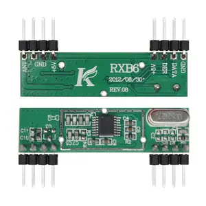 RXB6 433MHz Sem Fio RF ASK Recebendo Módulo Controle Remoto Superheterodyne RX Módulo Fábrica Atacado
