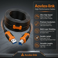 Câble de rallonge USB 3.0 Type A mâle vers Type B mâle Câble de rallonge actif USB 3.0