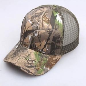 Chapeau tactique de camouflage feuilles de jungle pour l'extérieur Casquette de camionneur en maille à impression personnalisée 6 panneaux - Product Image 5