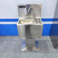 Évier à main en acier inoxydable 304, réservoir de 5 L, stérilisation à l'eau chaude 100°C pour couteaux utilisés dans les usines alimentaires et les usines de transformation de viande