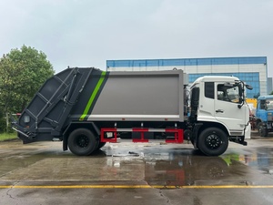Vehículo compactador de residuos hidráulico de 6 metros cúbicos, camión de basura compactador de carga trasera de 5, 8, 10, 15, 20 metros cúbicos - Product Image 6