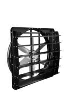 Ventilateur axial EC de 86 pouces avec pales en alliage d'aluminium, ventilateur à persiennes mural pour les fermes avicoles et bovines