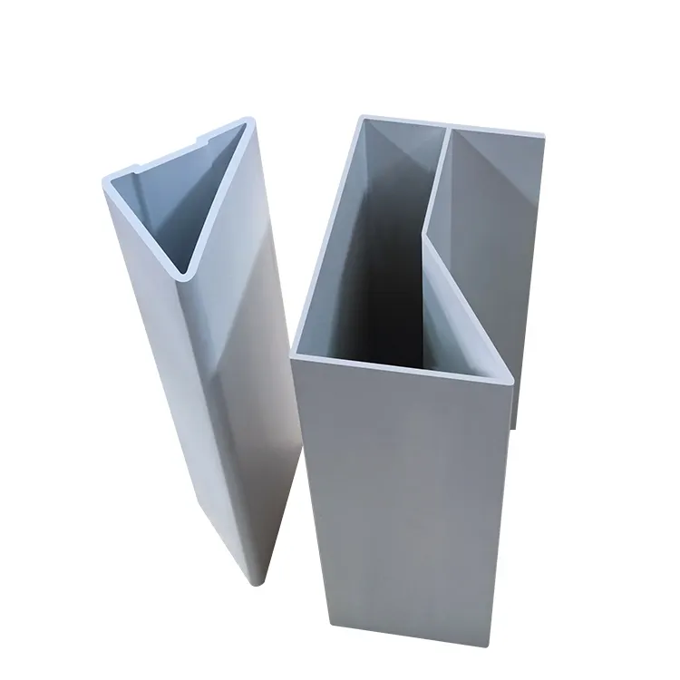Tùy chỉnh hình dạng đùn PVC kênh loại u PVC nhựa tam giác đùn hồ sơ