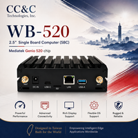 Nouveau produit : Ordinateur monocarte à prix compétitif, carte embarquée 8 cœurs avec boîtier métallique WB-520