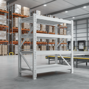 Estanterías de Almacenamiento para Almacenes Industriales, de Acero, Antioxidantes, con Protección Contra la Corrosión, Estanterías Selectivas para Palés - Product Image 1