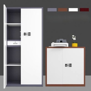 Powder Coated Steel Filing <b>Cabinet</b> 2 Door <b>Office</b> Storage Cupboard - Product Image 3