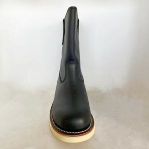 עור אמיתי שנה טובה בברך מרותך-מגפי גברים גבוהים - Product Image 3