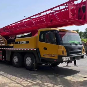 Grúa sobre Camión de Alto Rendimiento Marca China STC500 de 50 Toneladas, en Buen Estado, a la Venta en Shanghái, Precio de Fábrica - Product Image 1