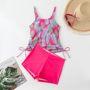 Maillots de bain de luxe sur mesure pour femmes, ensemble de bikini triangle côtelé de haute qualité, 2 pièces, imprimé, vêtements de plage - Product Image 1