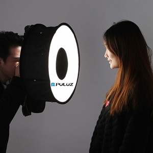 Puluz Speedlite Flash Light <span class=keywords><strong>Accessoires</strong></span> PU5145 45cm Style Rond <span class=keywords><strong>Photo</strong></span> Softbox Flash Diffuseur - Product Image 2