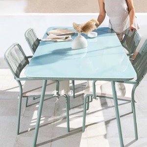 Comfortable Modern <b>Rattan</b> Table Chairs Outdoor Seating Set for 4 Eco-Friendly Portable Patios Lawns Poolsides 5-Year - Product Image 4
