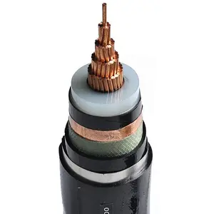 26/35kv Conductor de cobre aislamiento Xlpe Cable de alimentación 1x240 Sqmm 1x185sqmm