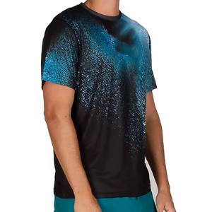 Último estilo O-cuello de los hombres para la camisa de polo Los adultos usan la camiseta de la sublimación con diseño de logotipo personalizado - Product Image 2