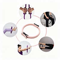 Anneau de résistance en fibre de verre en matériau PP pour yoga, pilates, entraînement musculaire et mise en forme