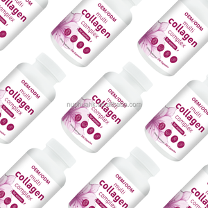 Capsules de collagène multi-peptides en vrac pour femmes, 240 capsules, complément de collagène hydratant pour une peau éclatante - Product Image 4