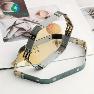 Mz linh hoạt khung túi niêm phong mùa xuân <span class=keywords><strong>Clip</strong></span> lục giác khóa khung hôn khóa túi khung phần cứng thay thế phụ kiện khung Ví - Product Image 5