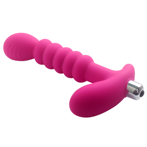 Vibrador de Próstata Aphrodisia Anal Pleasure de 10 Funciones, Masajeador Anal de Silicona ABS Impermeable <span class=keywords><strong>para</strong></span> Hombres, Mujeres y Parejas, Rosa y Morado - Product Image 2