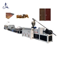 Mesin Produksi Ekstrusi Papan Pelapis Dinding Pagar Komposit Kayu Plastik Profil PE PVC WPC