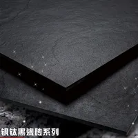 Суперчерная напольная плитка с матовой и шероховатой поверхностью, 600 Х600 мм