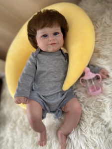 R & B-Muñeca de bebé de silicona suave de cuerpo completo, muñeco de bebé Reborn <span class=keywords><strong>Wow</strong></span> - Product Image 3