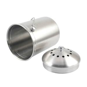 Cubo de compost de cocina de acero inoxidable, capacidad de 1,3 galones con filtros de carbón - Product Image 5