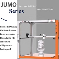 Imprimante 3D JUMO PRO 3D à cadre renforcé en SPCC, impression haute vitesse pour sculptures artistiques personnalisées et modèles d'exposition muséale