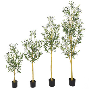 Arbre d'<span class=keywords><strong>olivier</strong></span> artificiel démontable réaliste, grande plante décorative d'intérieur, vente <span class=keywords><strong>en</strong></span> gros de verdure – Meilleure vente - Product Image 5