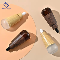 Flacon compte-gouttes conique de luxe 30 ml pour sérum et huiles essentielles, en verre, avec logo personnalisé
