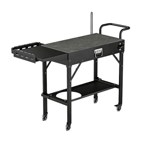 Soporte Portátil de Acero Inoxidable para Parrilla Pinniu, con Ruedas para Carrito de Parrilla, Diseño Plegable, 31"W X 17"D, para Preparación de Barbacoa - Product Image 6