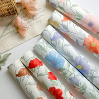 Kertas Pembungkus Bunga Yuyin Paper Qingtangji Matte Tahan Air, Kertas Kemasan Buket DIY Grosir untuk Toko Bunga