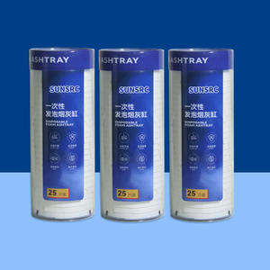 Ceniceros de papel desechables ecológicos con bálsamo extintor de humo para Cenicero de cigarrillos - Product Image 2