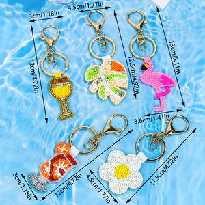 Llavero <span class=keywords><strong>de</strong></span> Bolso Colorido, Moderno y Versátil, Accesorio para Estudiantes, Estilo <span class=keywords><strong>Bohemia</strong></span>, Originalidad, Estuche para Joyas, Colgante para Bolso, Juguete - Product Image 6