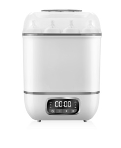 جهاز تعقيم وتجفيف زجاجات الأطفال الكهربائي البلاستيكي بسعة 8 زجاجات للاستخدام المنزلي - Product Image 1