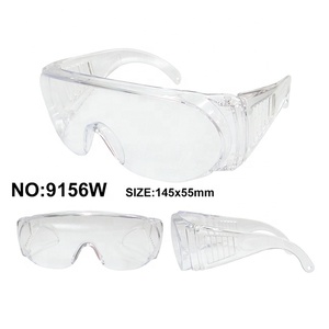 Gafas de Seguridad con Ventilación ANSI Z87.1, Montura sin Tornillos, Lentes Transparentes, para Usar sobre Gafas Graduadas, Amplia Cobertura, Venta al Por Mayor - Product Image 5