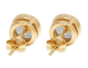 High Quality Genuine Lab Grown Diamond <b>Earrings</b> for Women Rose Gold <b>Rhodium</b> Plated Trendy IGI Certified for Wedding Parties - Product Image 4