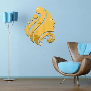 Beauty <b>Mirror</b> <b>Acrylic</b> Wall Sticker Self-adhesive Eco-Friendly Removable Decal 35x28cm Home Decor - Product Image 2