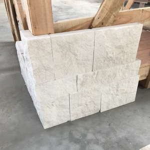 Esterno esterno naturale split pannelli decorativi della parete di <span class=keywords><strong>pietra</strong></span> tegola di tacchino bianco botticino calcare rivestimento della parete per edifici - Product Image 1