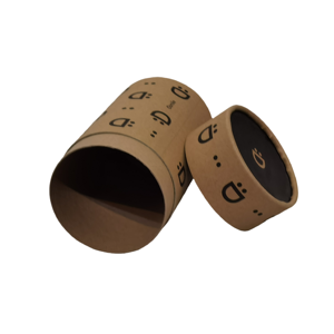 Boîte d'emballage de tube de papier kraft personnalisé de haute qualité emboutissage de disparition impression matériaux recyclés 105dia X190mm emballage ensoleillé - Product Image 3