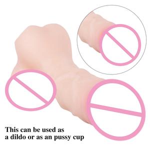 Gode à sangle à double usage TPE Masturbateur dorsal réaliste et coupe de sexe adulte pour hommes bisexuels - Product Image 4