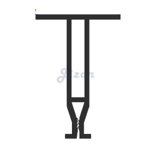 Rail mural en tissu de 2 "-Rail décoratif en <span class=keywords><strong>PVC</strong></span> pour finition murale en tissu - Product Image 6