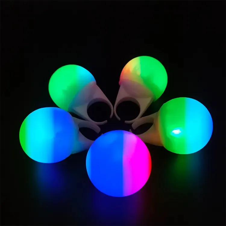 Özel LOGO baskılı hediyeler vermek parti oyuncakları LED yanıp sönen aydınlık halka ışık parlayan yuvarlak şekil parmak yüzük