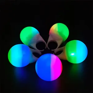 Custom LOGO Printed Give Away Gifts Party Toys LED Flashing Luminous Ring Light Glowing Round Shape Finger Rings