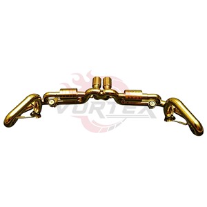 Sistema de Escape Completo Vortex Gold SS304 y Colectores para Porsche 911 GT3 991 4.0L Flat-6 9A1, Kit de Silenciador de Alto Rendimiento para Carreras - Product Image 3
