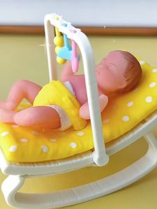 TikTok élégant Mini bébé balle Silicone poupée et meubles jouets cinq fois Surprise mystère boîtes aveugle boîte jouet pour enfants - Product Image 6