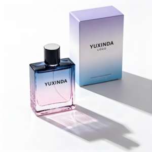 Ingrosso colorato a due colori gradiente <span class=keywords><strong>50</strong></span> ml di cristallo unico profumo bottiglia Spray di lusso con scatola - Product Image 1