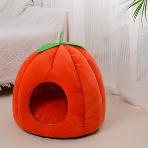 Winterwarmes, modernes, luxuriöses, halbgeschlossenes Reise-Katzenbett mit abnehmbarem Bezug für Hauskatzen - Product Image 4