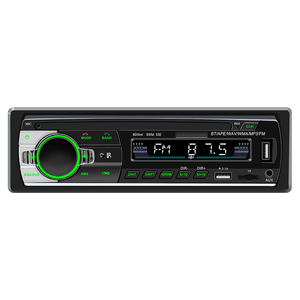 Lecteur MP3 de voiture 1 DIN avec application de localisation de voiture, commande vocale Siri/Google à une touche, rétroéclairage 7 couleurs, USB/TF/AUX, radio stéréo universelle sans perte FLAC - Product Image 1