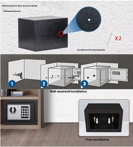 Coffres-forts modernes verrouillables pour mobilier de bureau, salon et chambre – Rangement commercial durable pour hôtels - Product Image 5