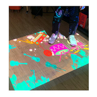 Sol de projection de jeu interactif, projecteur AR, table de sable de jeu interactif, sol de jeu de football interactif